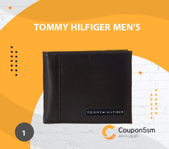 محفظة رجالية Tommy Hilfiger Men’s Leather Wallet