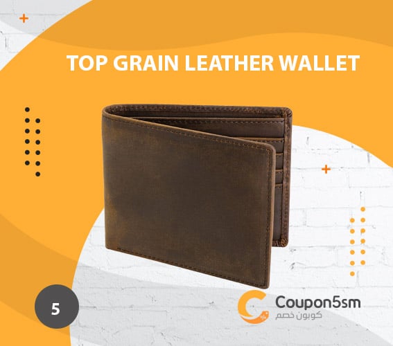 محفظة رجالية Top Grain Leather Wallet