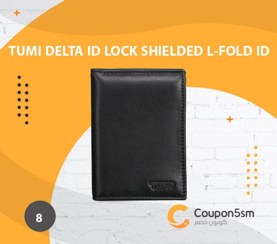محفظة رجالي Tumi Delta ID Lock Shielded L-Fold ID