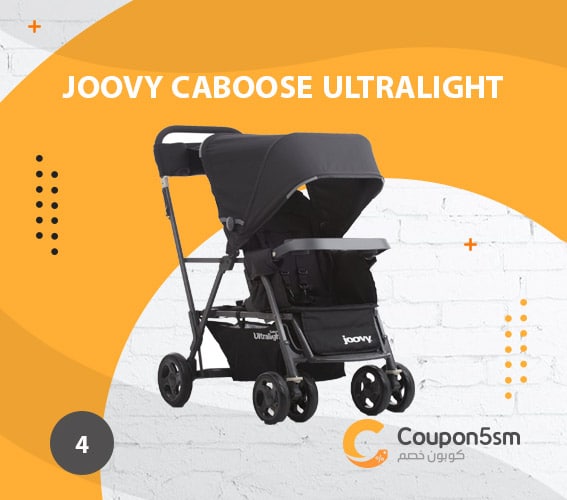 عربة اطفال توأم Joovy Caboose Ultralight