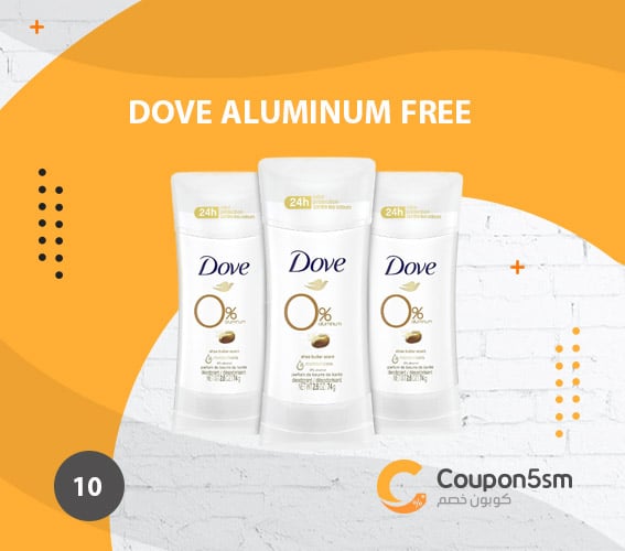 مزيل عرق Dove Aluminum Free