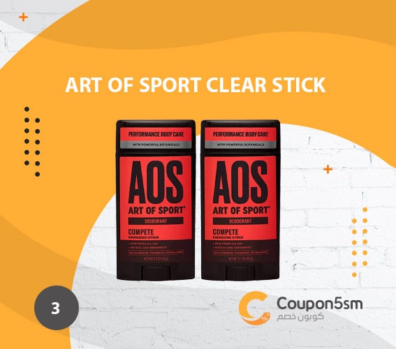مزيل عرق رجالى Art of Sport Clear Stick Aluminum Free