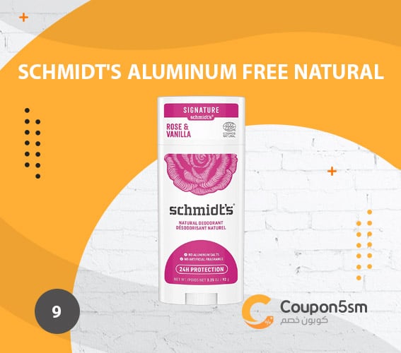 مزيل عرق نسائي Schmidt's Aluminum Free Natural
