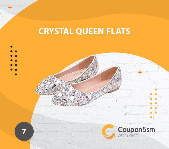 Crystal Queen Flats