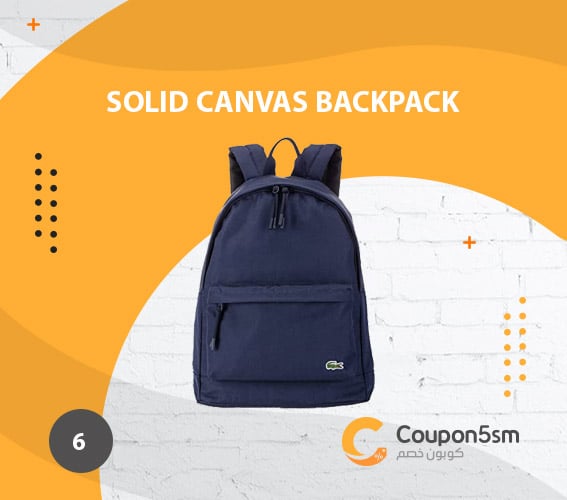 Solid Canvas Backpack