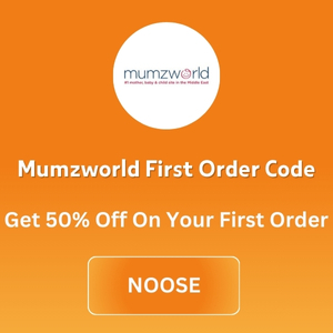 Mumzworld First Order Code