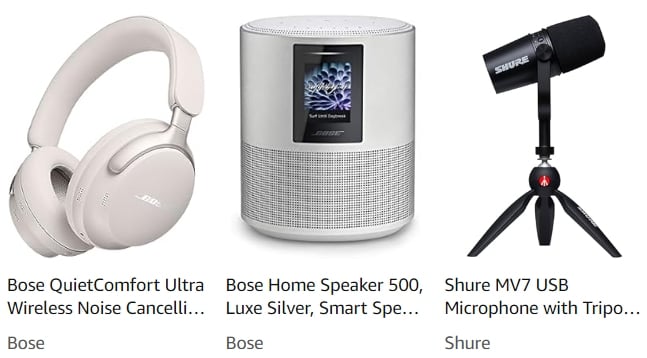 Amazon electronics