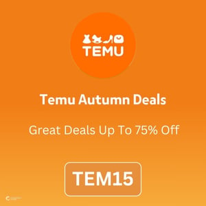 Temu Autumn Deals