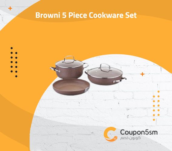 Browni 5 Piece Cookware Set