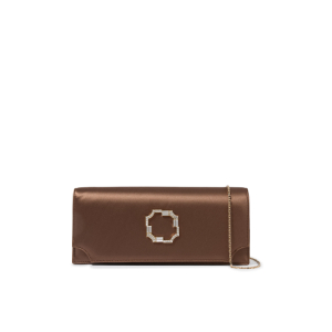 Malone Souliers Vivien Clutch – Elegant Satin Design with Detachable Chain for a Chic Modern Look – 50% OFF!