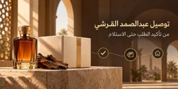توصيل عبدالصمد القرشي من تأكيد الطلب حتى الاستلام