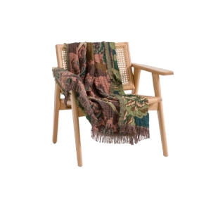 Get the Leanore Throw – Rich Botanical Jacquard with a Timeless French Country Feel — 24% Off!