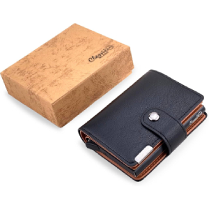 Classic Milano Black Wallet – RFID Protection Meets a Compact Everyday Design — 34% Off!