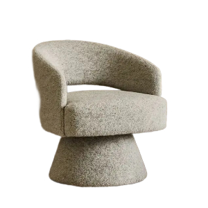 Baytonia Mart Swivel Chair – Neutral Grey Styling for Modern, Neoclassical or Minimalist Rooms — 56% Off!