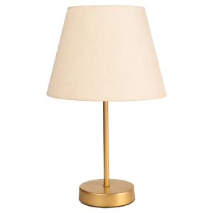 El Rawda Lighting Table Lamp – A Fabric Shade and Gold Finish Complete Your Living Room — 31% Off!